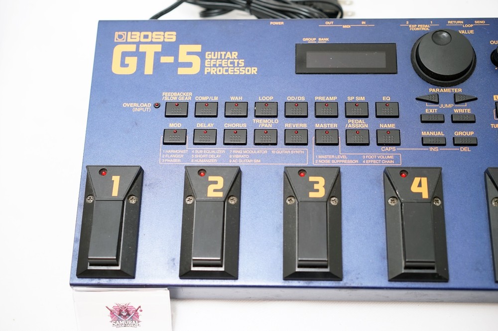 BOSS GT-5 Guitar Multi-Effects Processor Pedal Tested from Japan