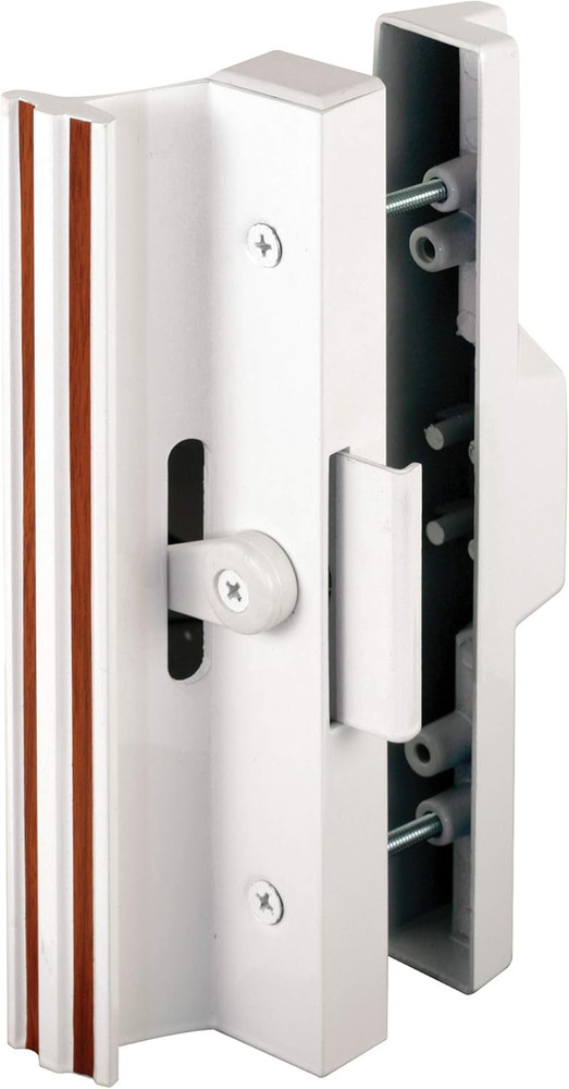 C 1116 Diecast Sliding Door Handle Set, White (Single Pack)