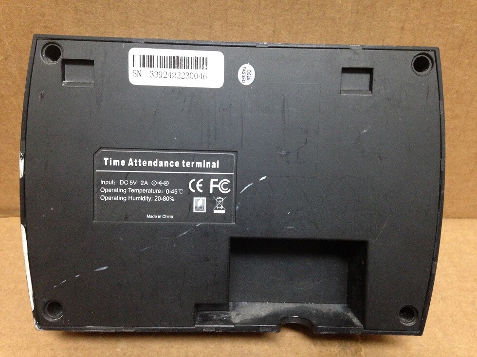 Time attendance terminal