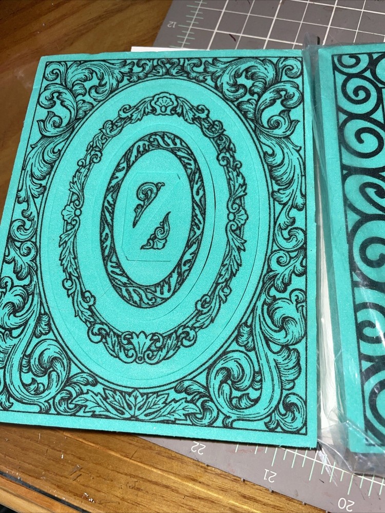 Foam Rubber Stamp Set -Borders Corners