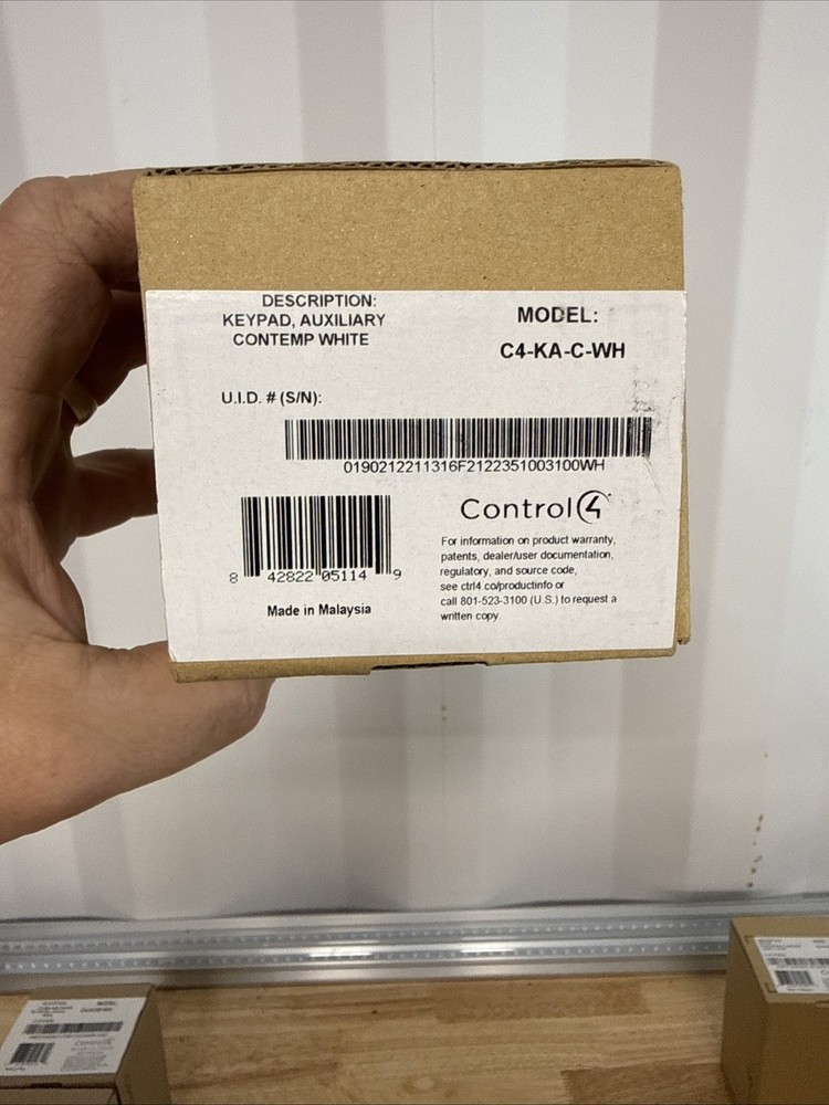 Control4 Auxiliary Keypad - White (C4-KA-WH)