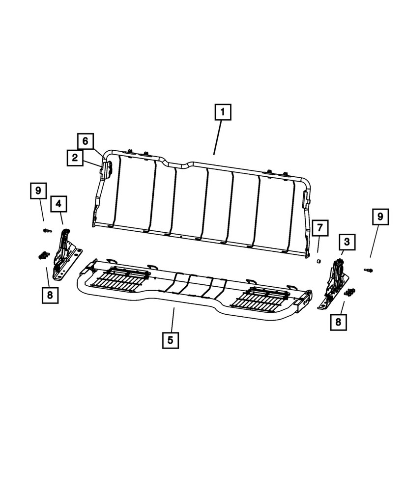 Genuine Mopar Seat Screw 68050622AA