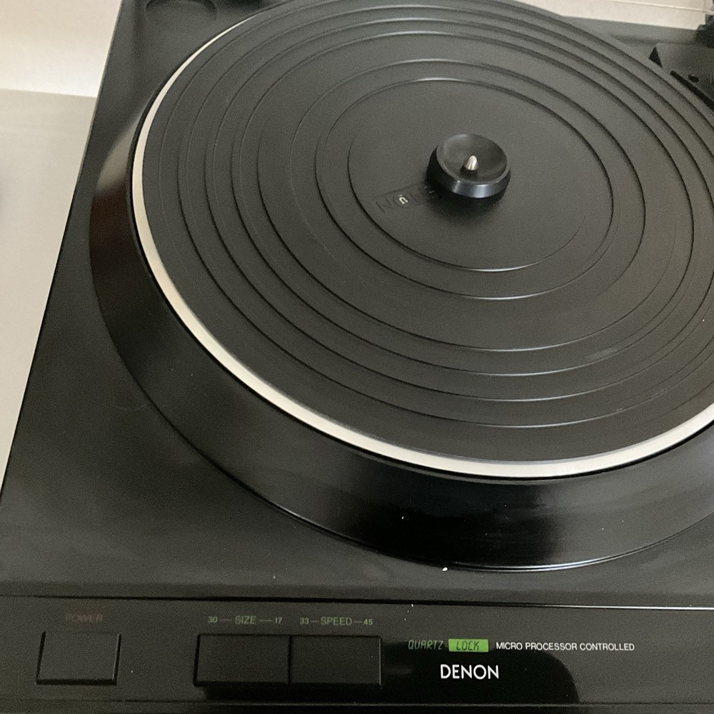 DENON DP-35F Fully Automatic Direct Drive Turntable Tested Works Great