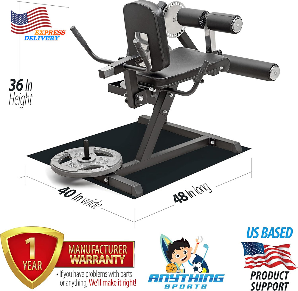 Heavy Duty Adjustable Leg Extension and Curl Machine 2.0