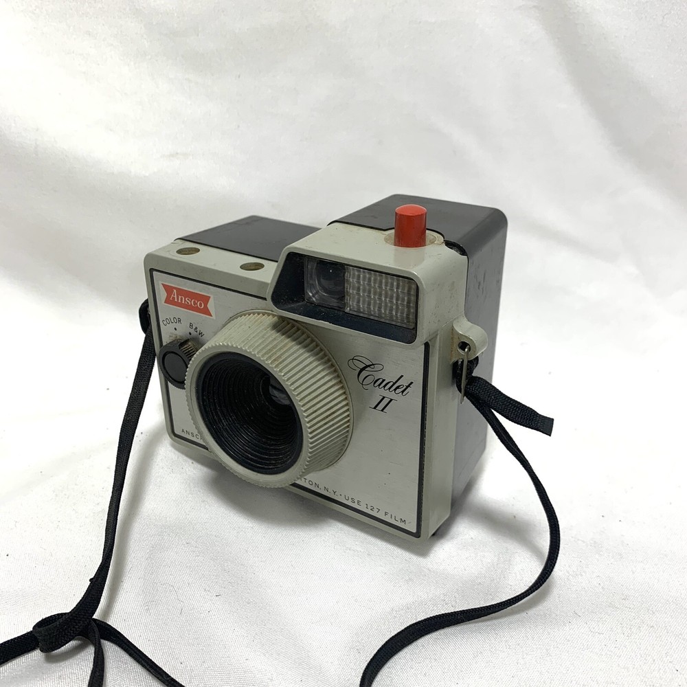 Ansco Cadet II Ready Flash 127 Roll Film Camera As-Is Untested.