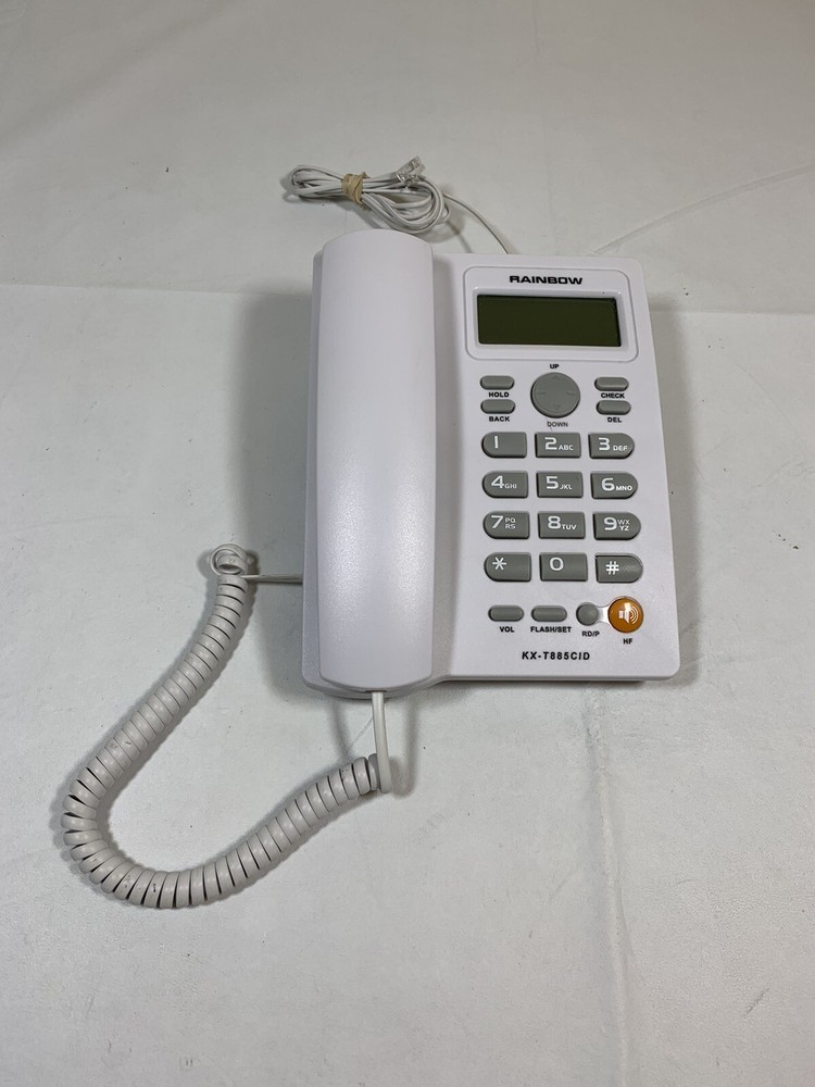 Rainbow KX-T885CID Desktop Telephone Redial Function Jumbo Buttons - Tested