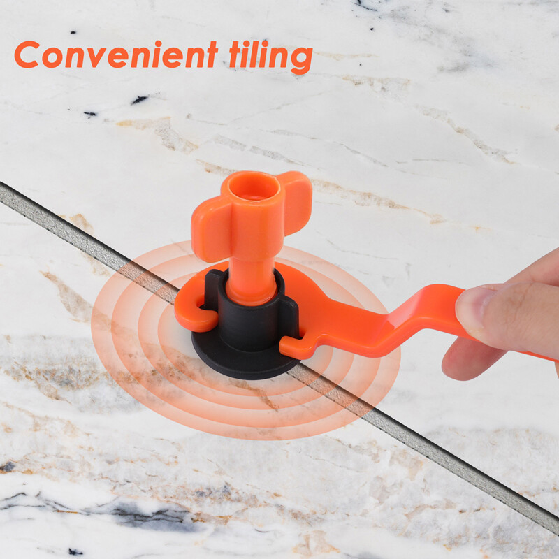 2000X Tile Leveling System Kit Reusable Tile Spacer Wall Floor Clips Kit tool
