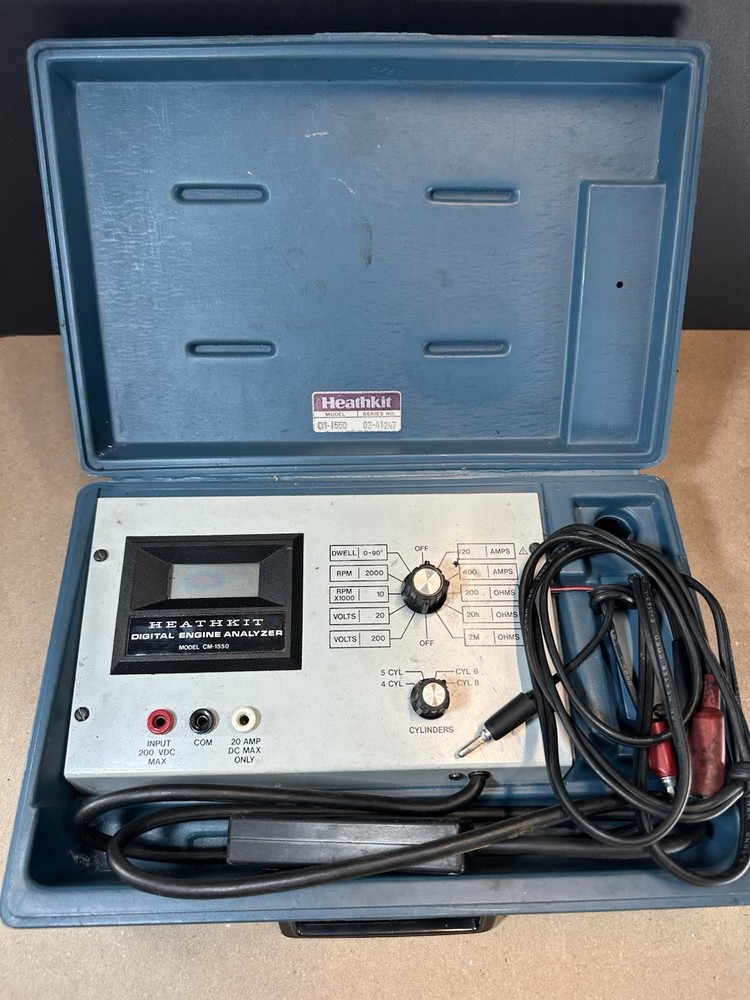 Heathkit rare Portable Digital Engine Analyzer CM-1550 UNTESTED Ships Fast!!!