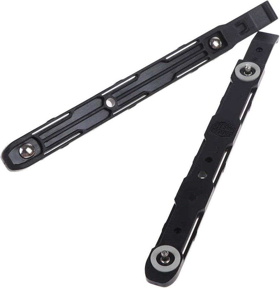 8 Pack Chassis Hard Drive Mounting Rails Plastic HDD Mount Rails Black