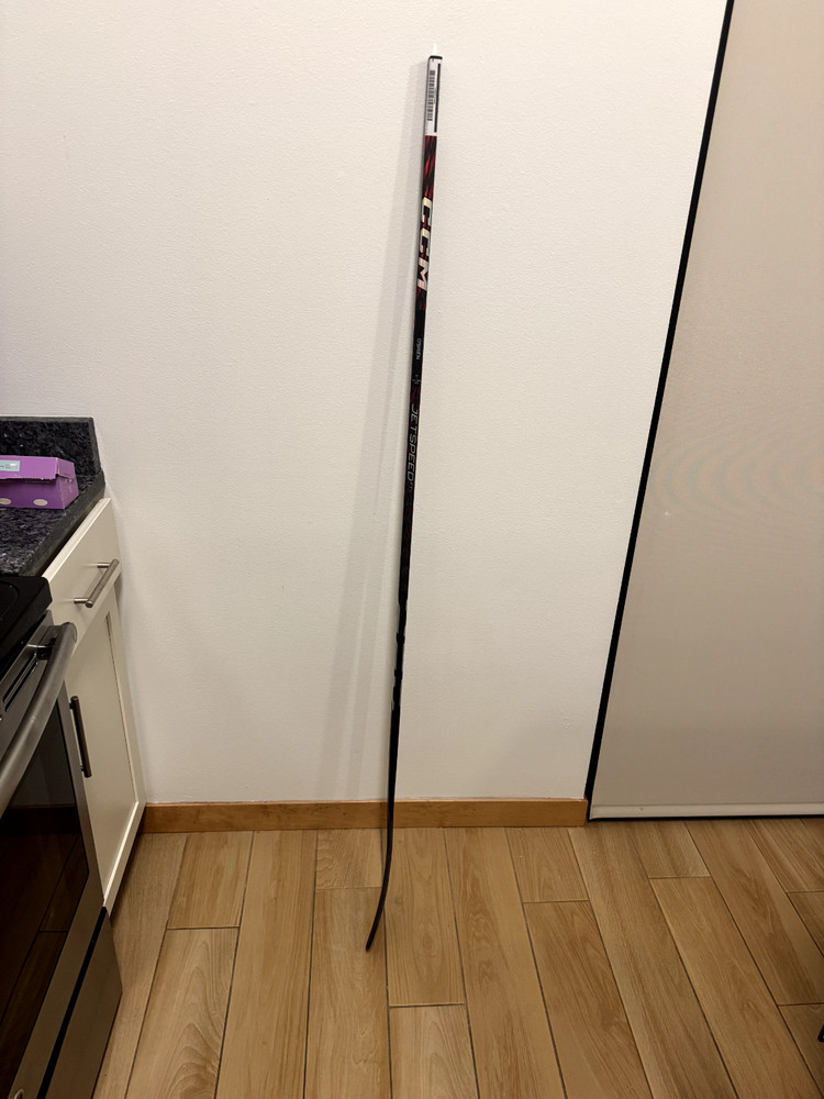 Left Handed CCM Jetspeed FT5 stick 55 flex P90 curve custom code: E31256 V03