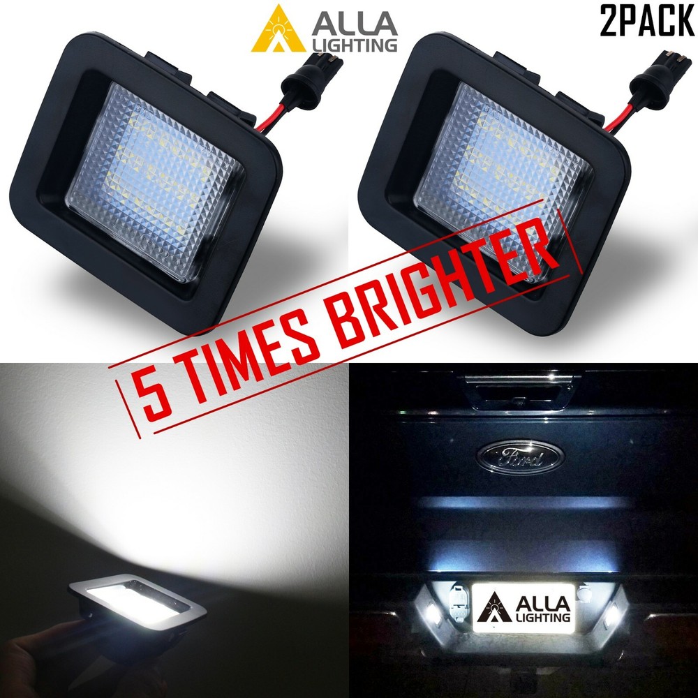 Pure White Bright LED License Plate Light  Assembly Replacement,Raptor Trucks