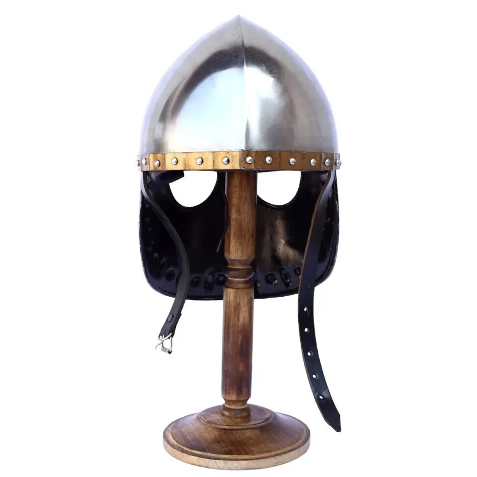 Brass Trim Italo-Norman Medieval Helmet