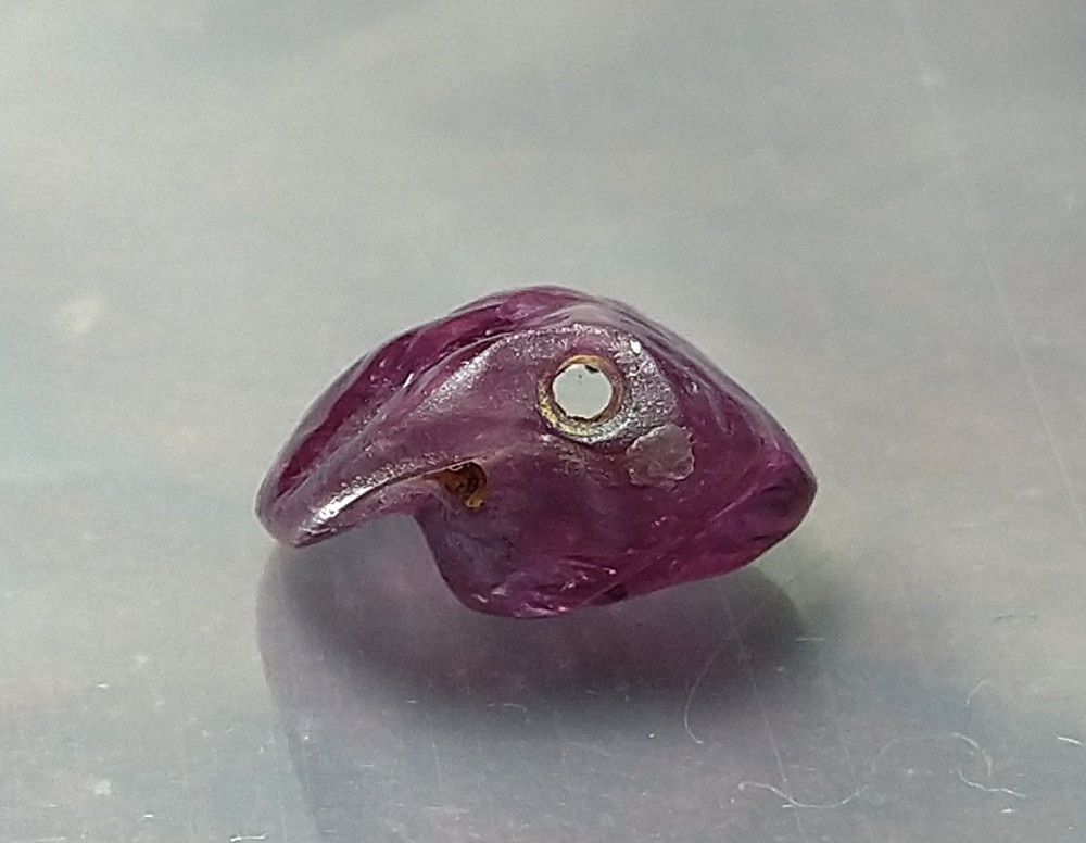 Rare Sapphire Bead 3ct Natural Stone.
