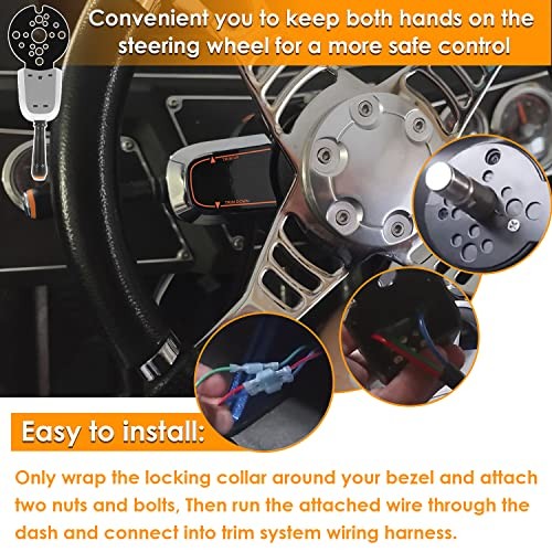 Bezel Control Switch, Blinker Trim Control System Single Function - Engine