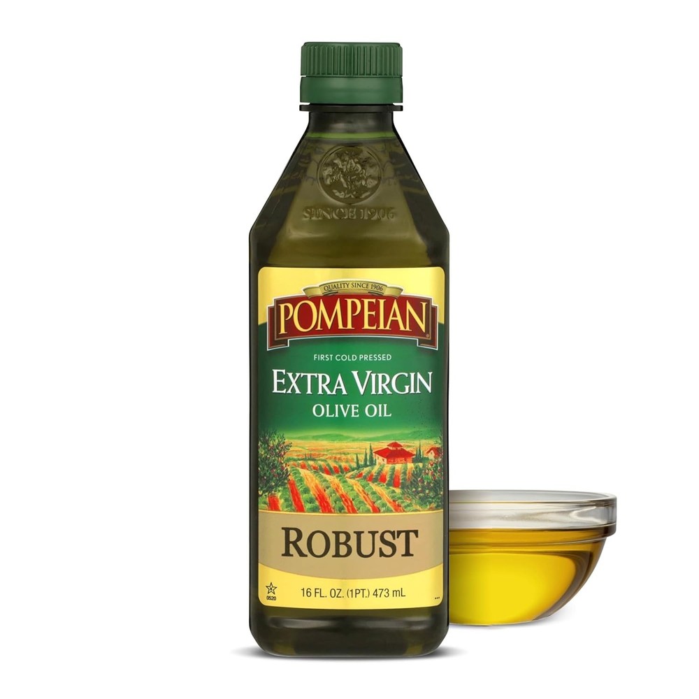 Imported First Cold Pressed Robust Extra Virgin Olive Oil - 16 Fl Oz, Kosher