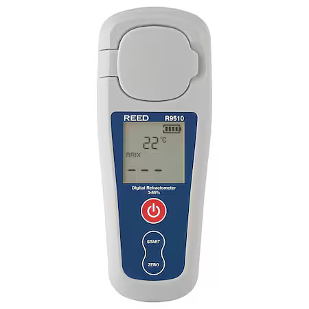 Reed Instruments R9510 Digital Refractometer, Hand Held, 5.5" H