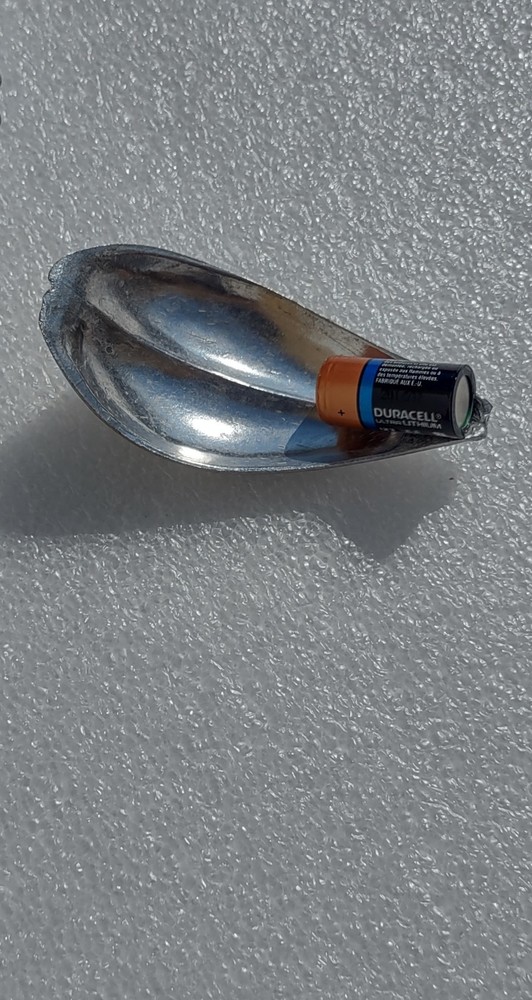 Antique Aluminum Leaf Ashtray by Prestige