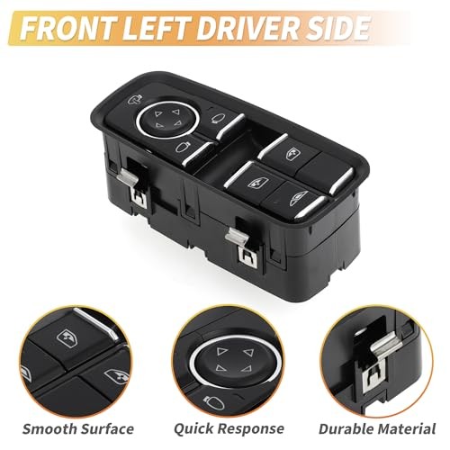 Front Left Driver Side Power Window Switch for Porsche 911 2012 2013 2014