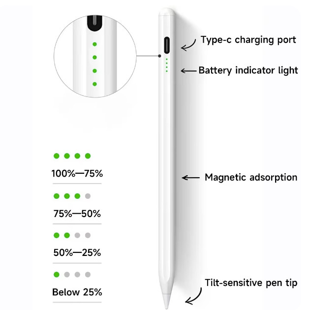 Universal Stylus Pen For Android IOS Windows Capacitive Screen Touch Pen