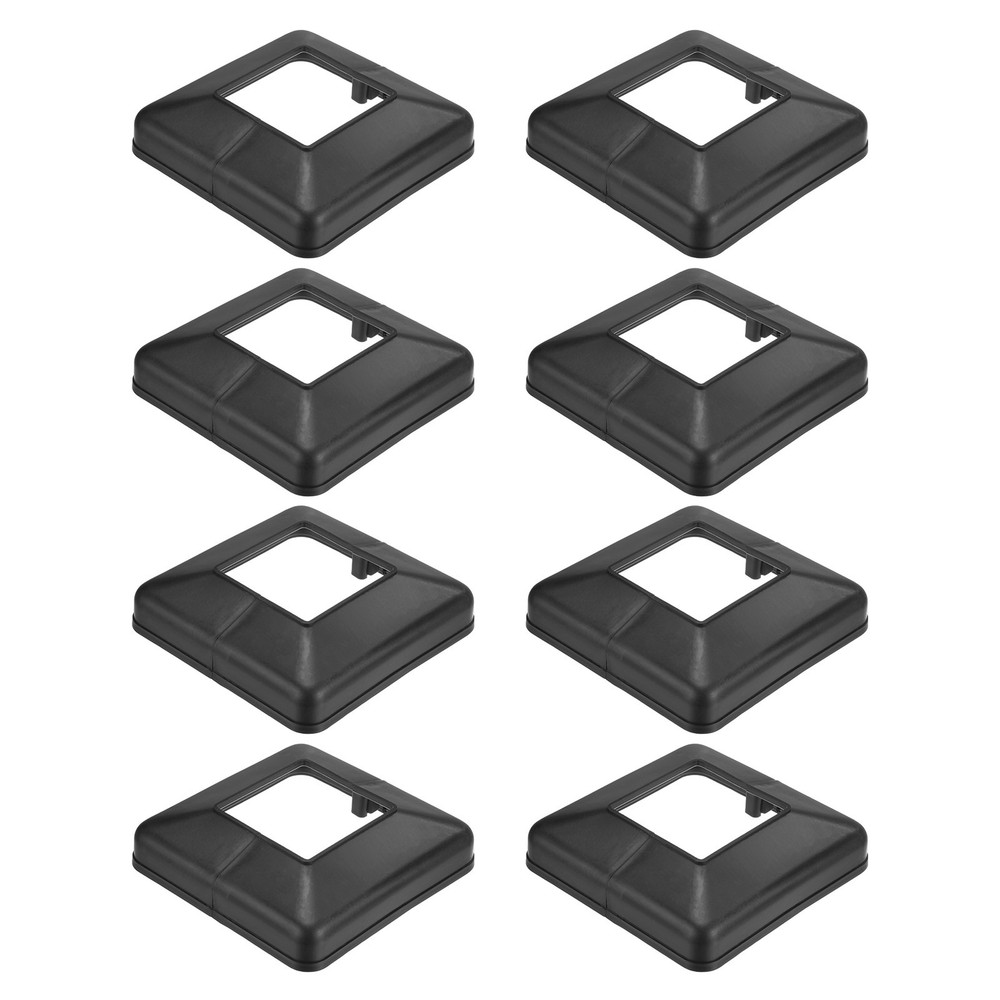 8-Pack Post Base Cover, Internal 2.36"x 2.36" Post Skirt Split Type for Railing