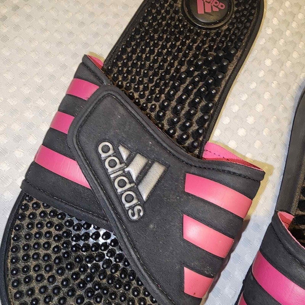 ADIDAS EUC MENS SIZE 6 SLIPON SANDALS