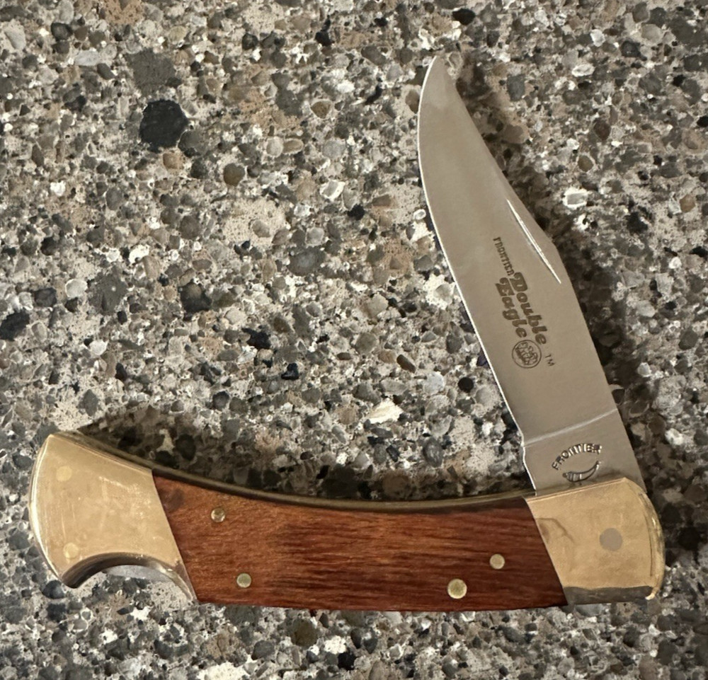 Frontier 4815 U Imperial Double Eagle Single Blade Folding Lockback Knife NEW