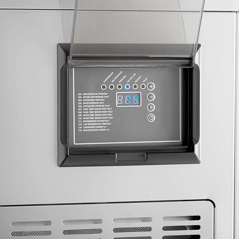 22" Air Cooled Modular Nugget Ice Machine with Bin - 550 lb.