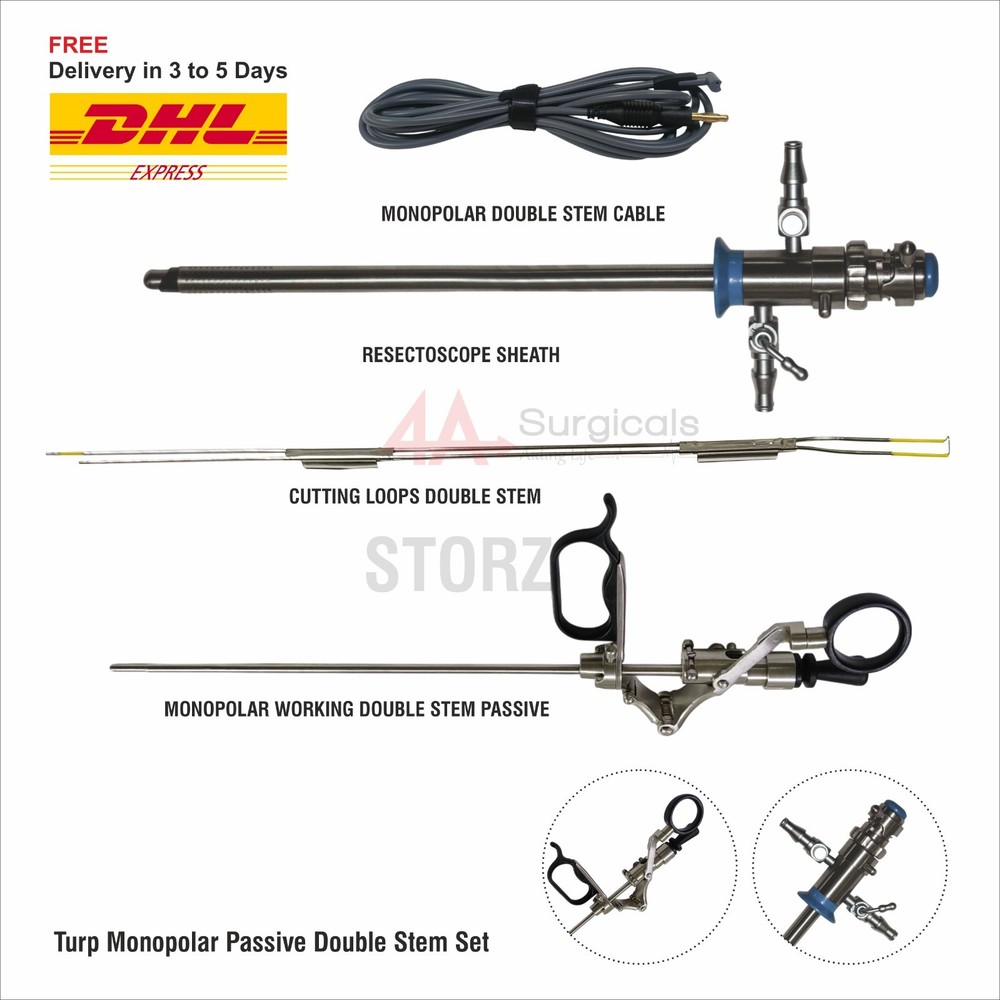 4A TURP Monopolar Active Double Stem Set