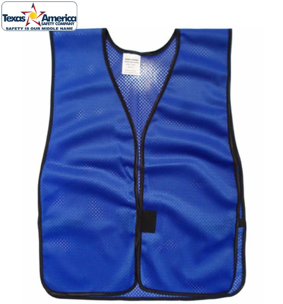 Royal Blue Soft Mesh Plain Safety Vest Assorted Sizes
