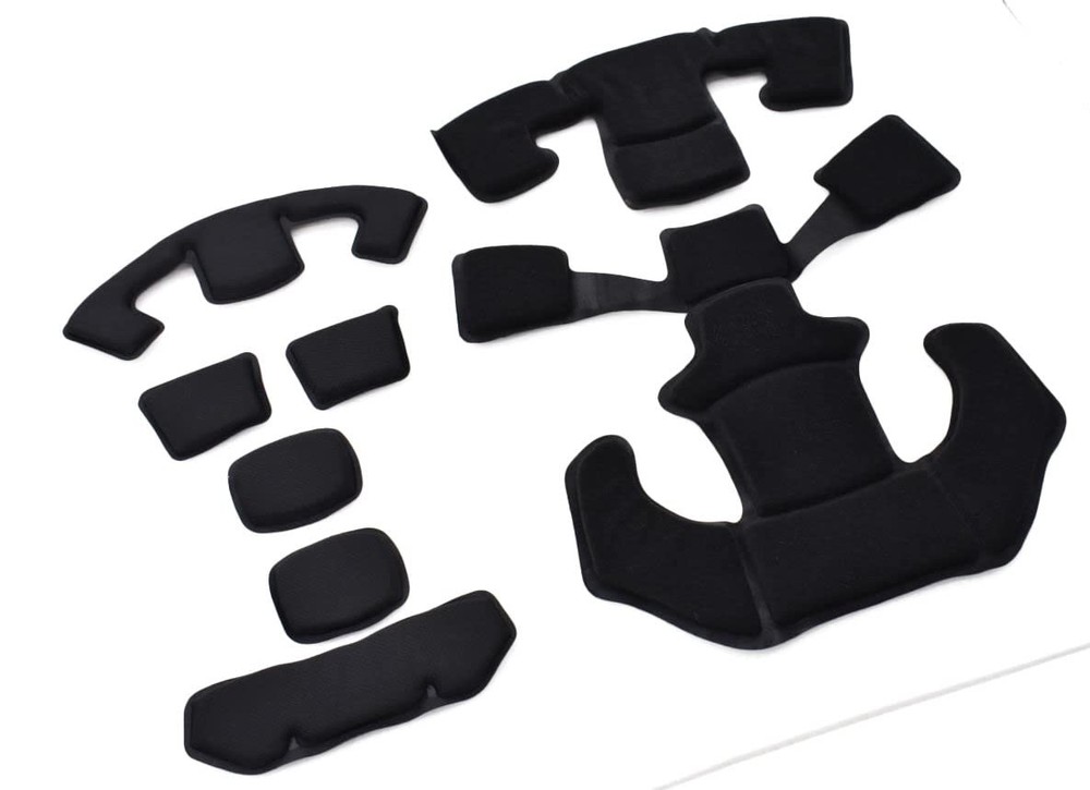 Internal Memory Foam Pads helmet lining Tactical Airsoft Large, WD-Black
