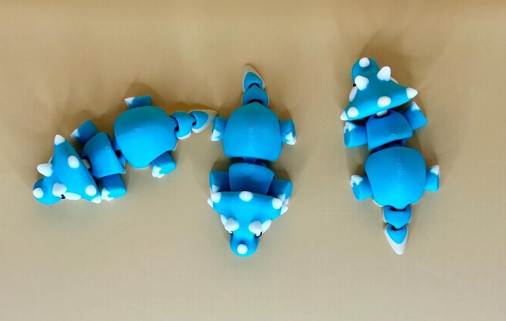 3D Printed Jiggle Pet Triceratops