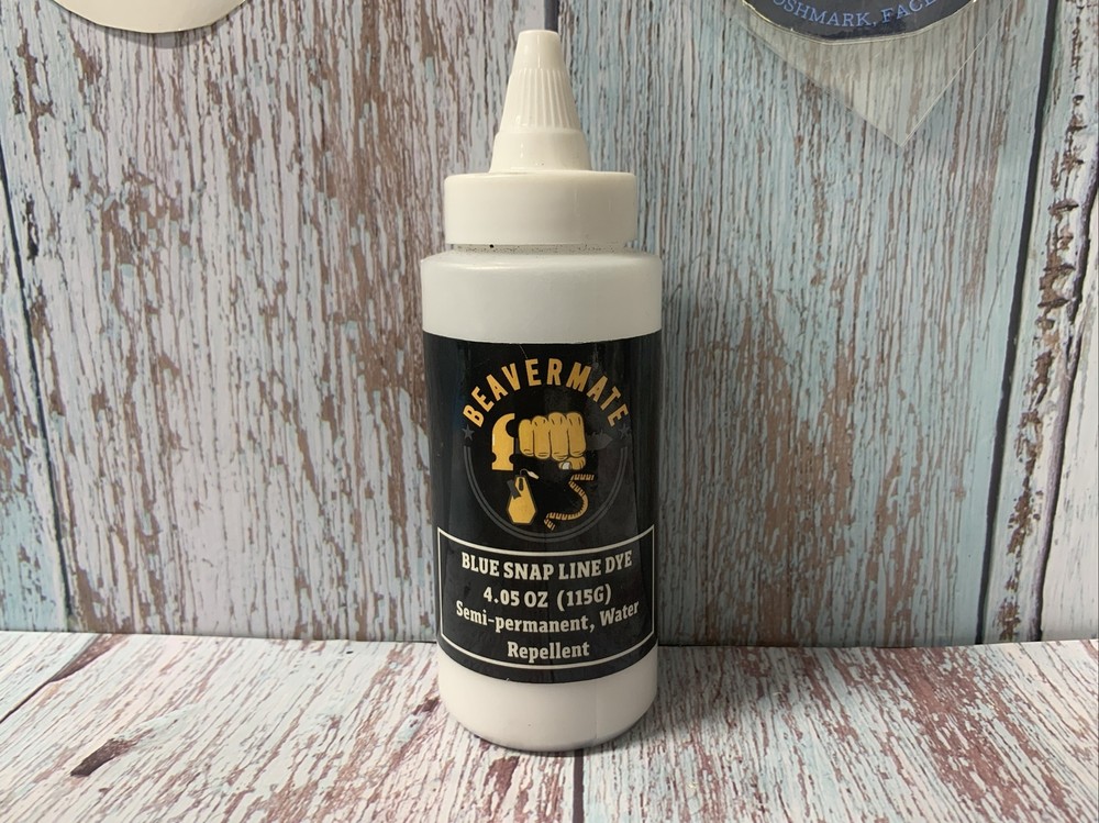 Beavermate White Snap Line Dye 4.05oz Semi-permanent, Water Repellent