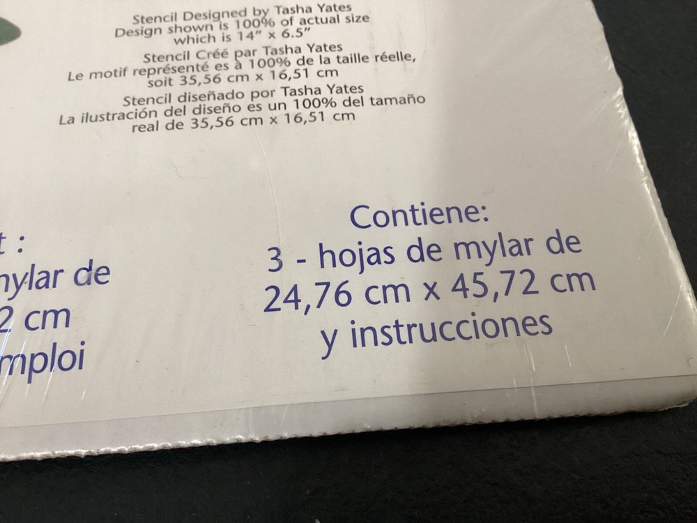 New Package of Plaid Co. Stencil Decor Multiple Layer Boarder Patterns