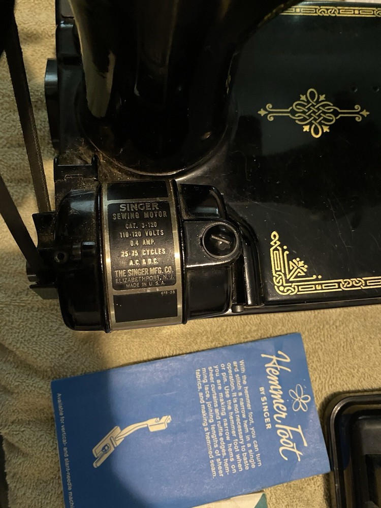 vintage singer sewing machine