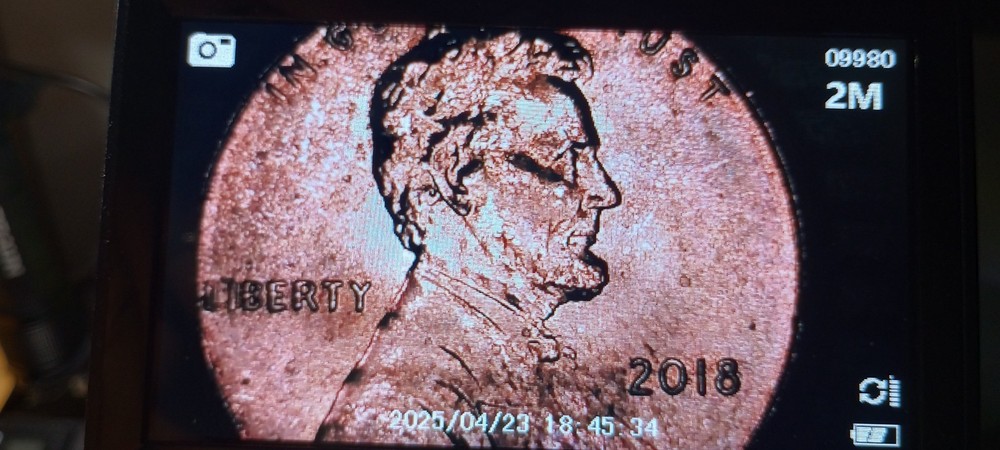 2018 1c Die Error #108