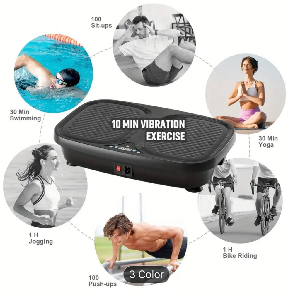 Vibration Plate Exercise Machine- Brand New Black.