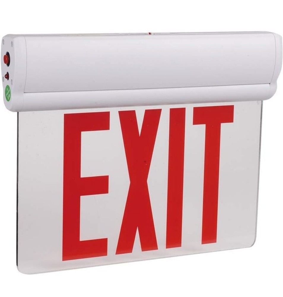 Amazon Commercial Emergency Edge Light LED Exit Sign