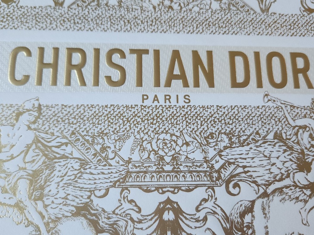 Christian Dior Gold Gift Box NEW! Fast Ship!