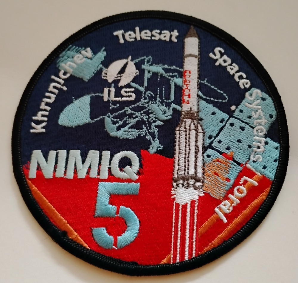 Khrunichev Telesat Space Systems Loral ILS NIMQ 5 Patch
