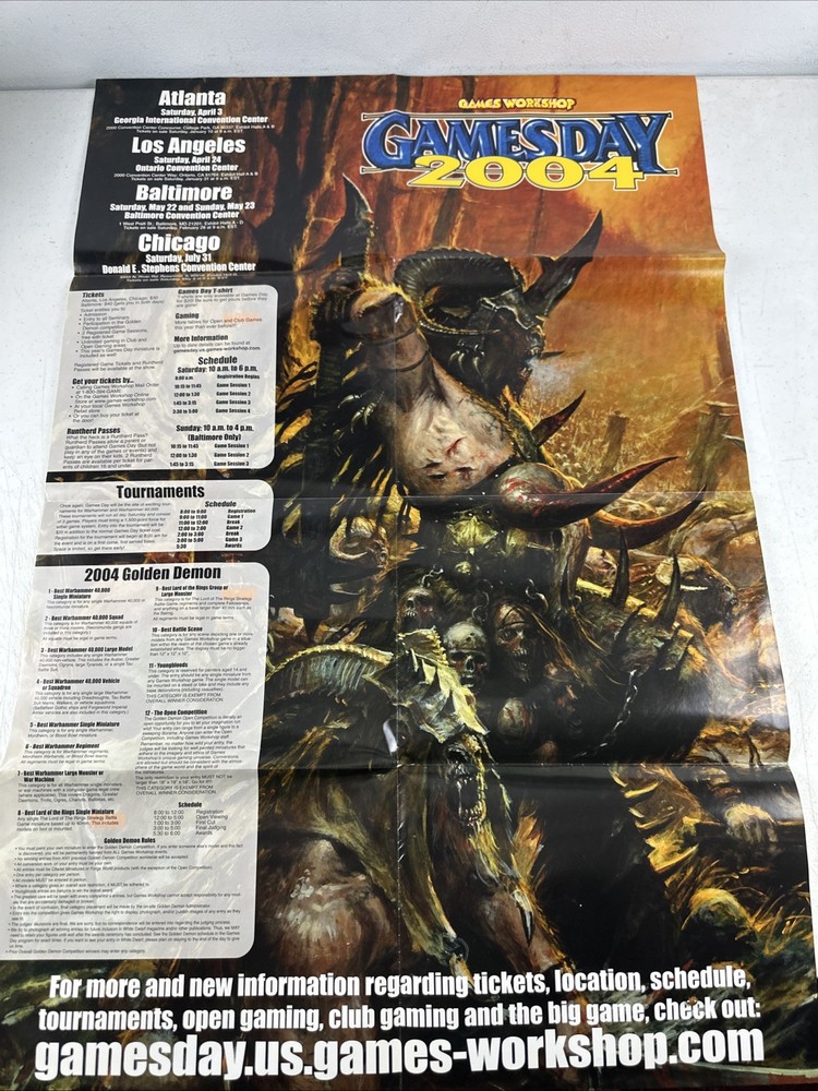 Games Workshop "Gamesday 2004" Promo Poster