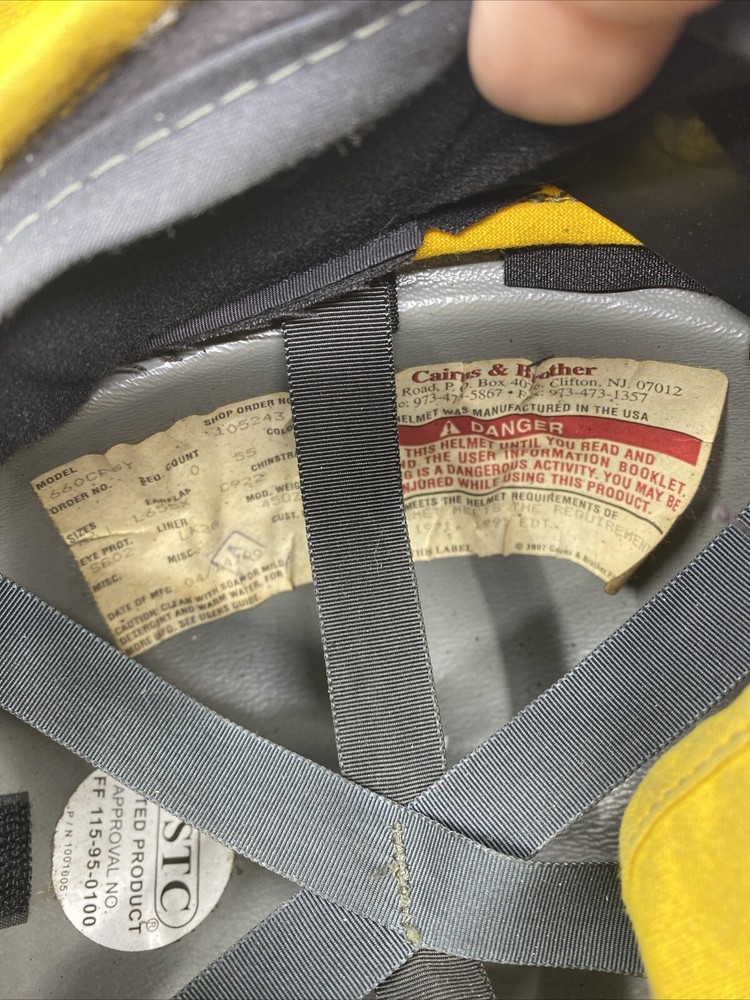 CAIRNS 660C Firefighter Helmet With Face Shield -Yellow-