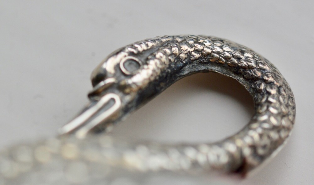 1921 Solid Silver Swan Pin Cushion by Adie & Lovekin