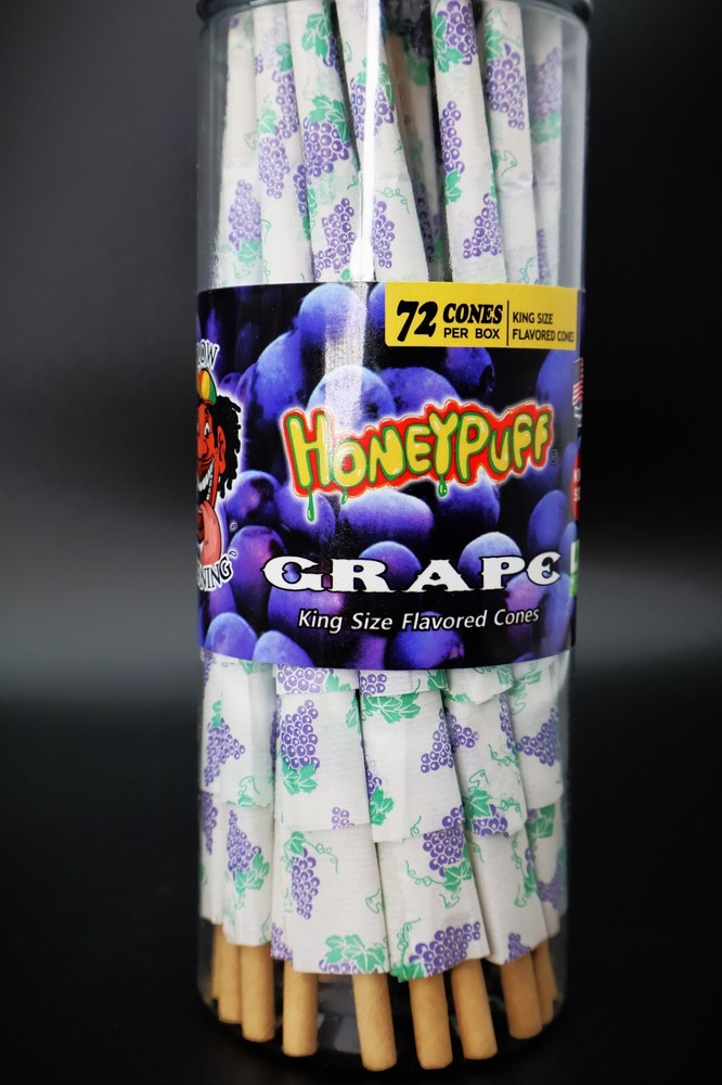 Grape! Classic King Size(72 Cones)-Grape Flavored Pre Rolled Cones With Tips