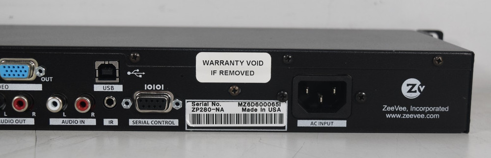 ZeeVee ZvPro280 HD Encoder Modulator