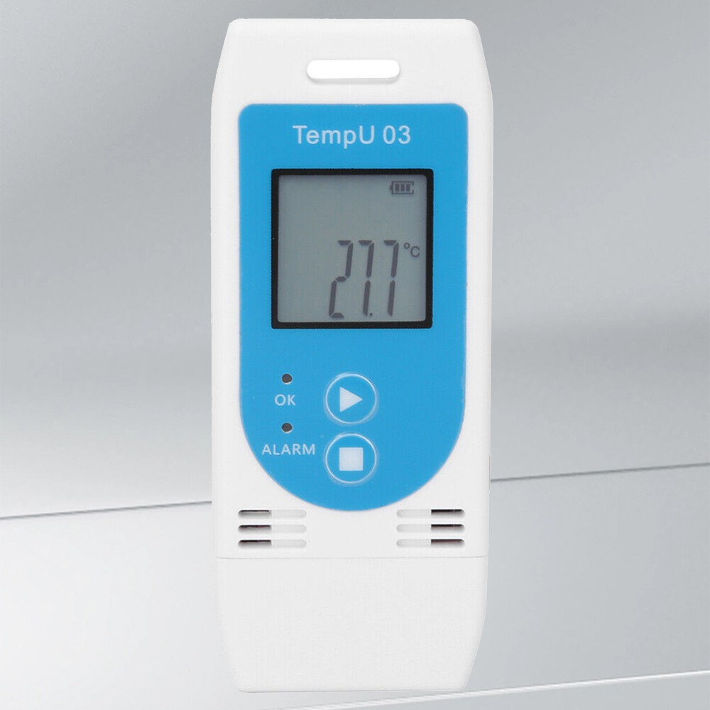 USB Digital LCD Temperature and Humidity Data Logger Reusable Temp Recorder