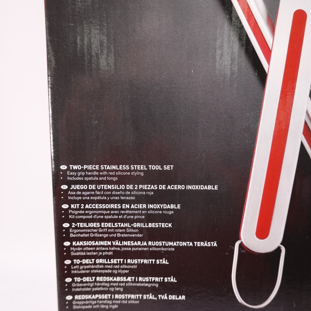 Weber Style 2 pc Stainless Steel Tool Set New