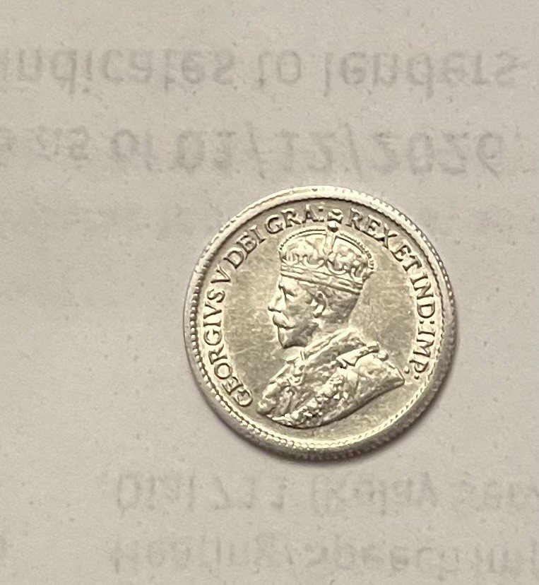 1916 Canada Five Cents - AU