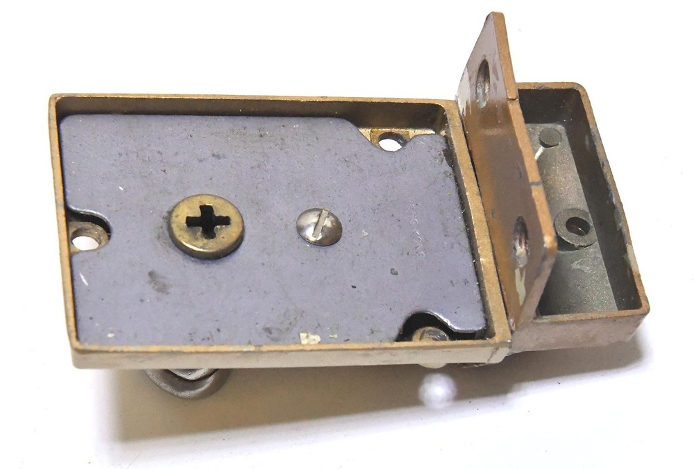 VINTAGE WRIGHT DEADBOLT DOOR JAM LOCK