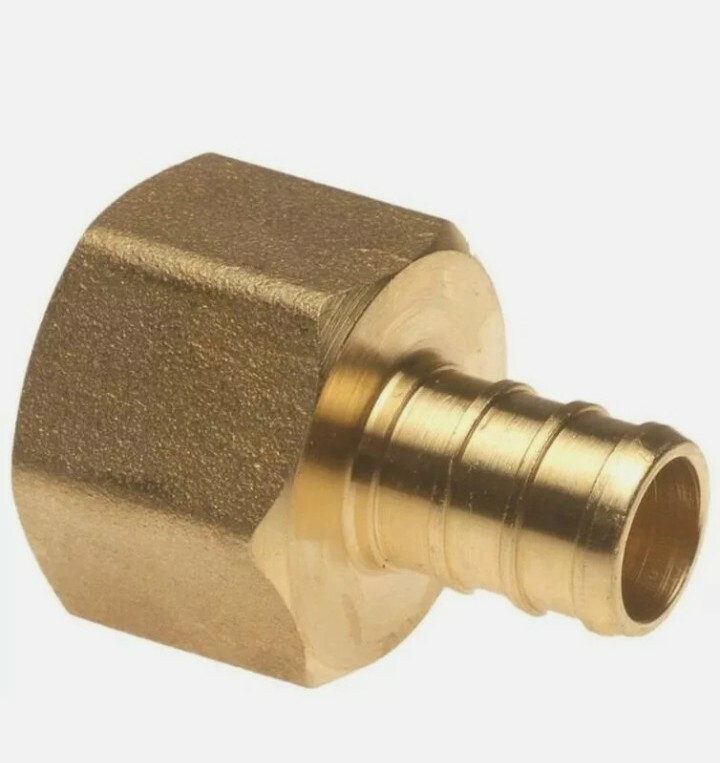 2 Pack Apollo Valves APXFA1234 Pex Fittings Female Adapter, 1/2" x 3/4"