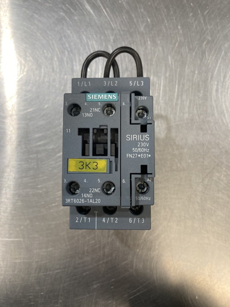 SIEMENS SIRUS 3RT6026-1AL20 Contactor